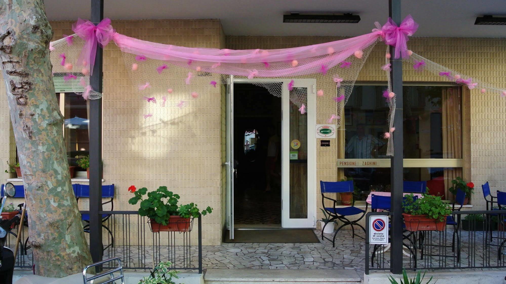 Hotel Zaghini Rimini Bagian luar foto